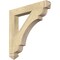 Ekena Millwork Olympic Arts & Crafts Rough Sawn Bracket, Douglas Fir, 4"W x 30"D x 30"H BKT04X30X30OLY03RDF - alternate 1